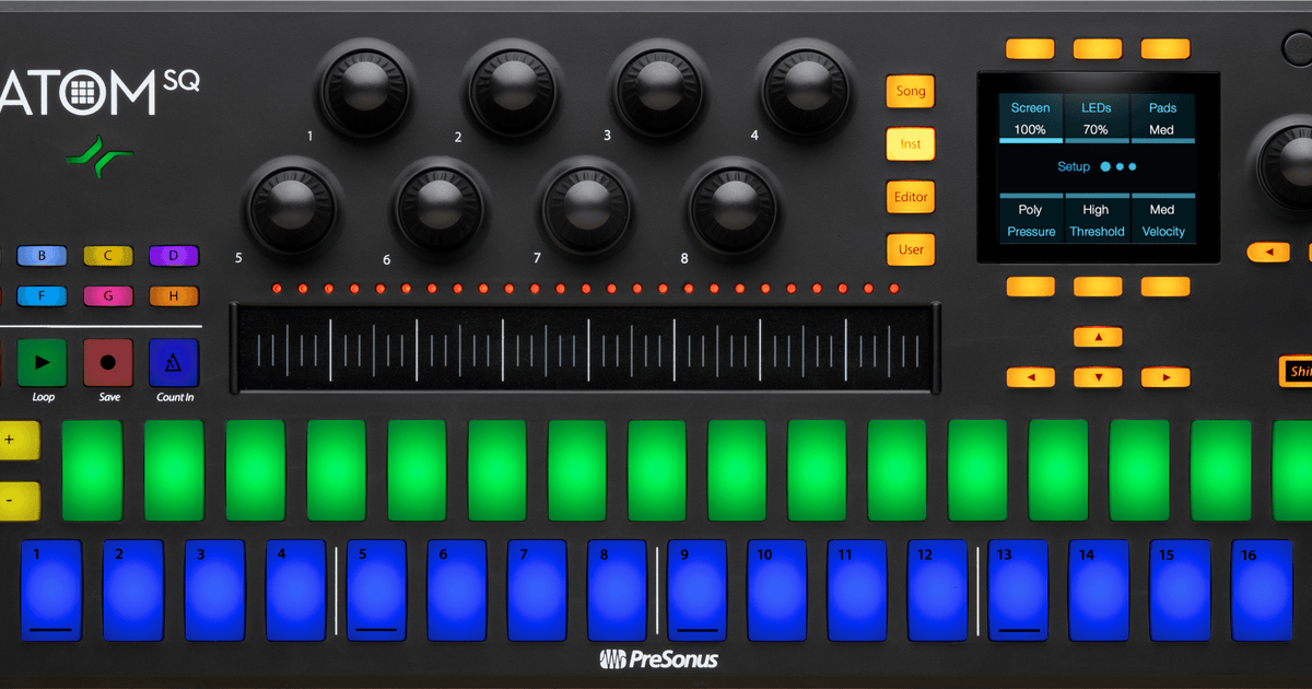 ATOM SQ Controller – PreSonus