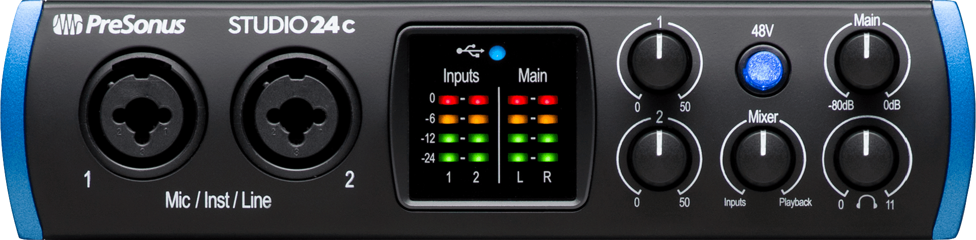 美品 Presonus Studio 24c オーディオインターフェイス Studio 24c – PreSonus