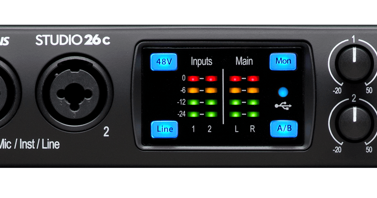 PreSonus STUDIO26c オーディオインターフェース PRESONUS ( プレソナス ) Studio 26c オーディオ MIDI