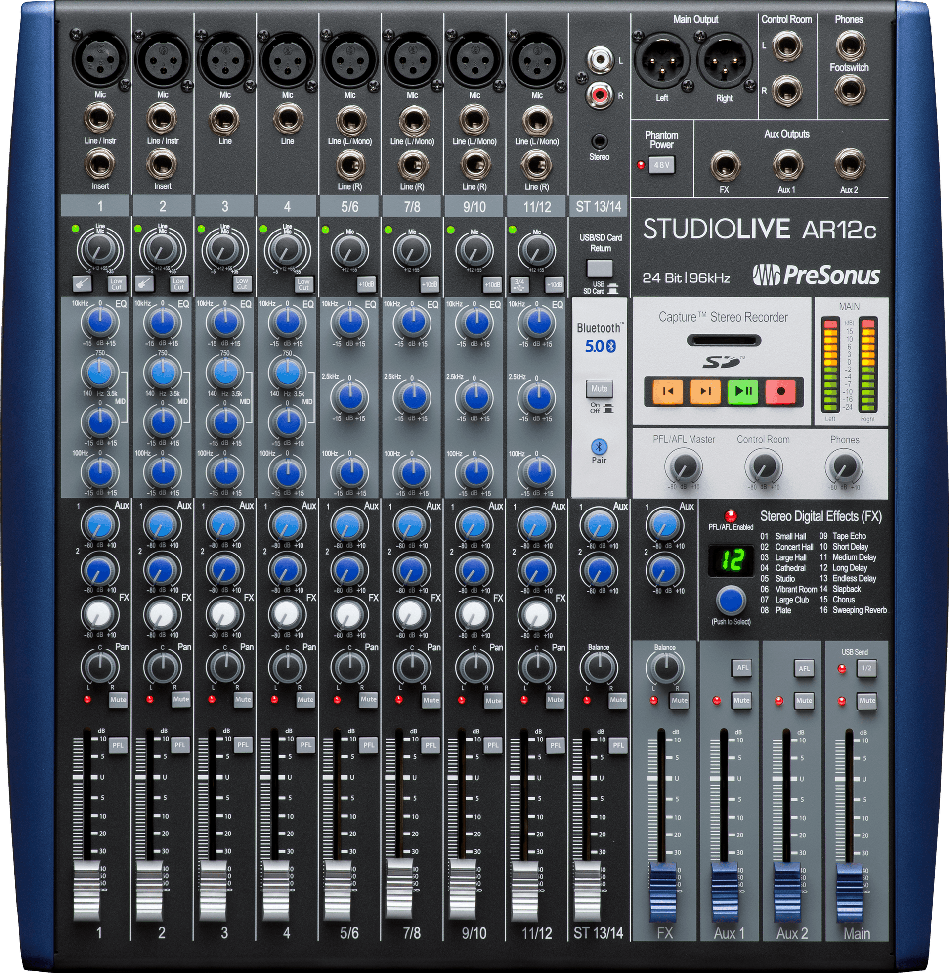 StudioLive® AR12c Analog Mixer – PreSonus